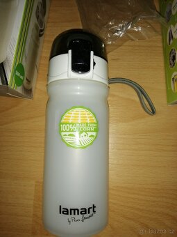 Lamart sportovní láhev 0.5l Corn LT4018 / bílá a žlutá - 4