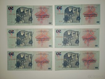 BANKOVKY 20 KČS, 1970, SÉRIE H, L, PĚKNÉ STAVY - 4