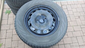 Kola zimní 16", SEAT, VW, ŠKODA, 5x112mm, pneu 215/60/16 - 4