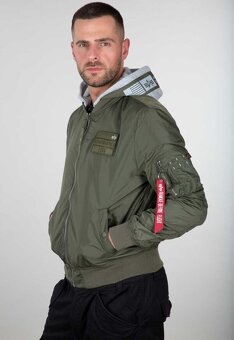 ALPHA INDUSTRIES Přechodná bunda MA-1 TT Hood, XL - 4