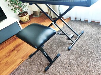 Kurzweil KP300X + K&M 18997 Al stojan + Bespeco SG8EX židle - 4
