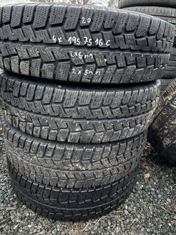 4x zimní pneu r16 195/75/16C - 4