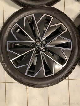 Alu kola Škoda SCALA R17 5X100 ZÁNOVNÍ LETNÍ PNEU 205/50 R17 - 4