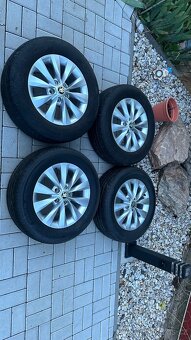 Letní alu sada originál Škoda Karoq 5x112 6Jx16 ET43 - 4