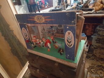 Loutkové  divadélko retro hračku - 4