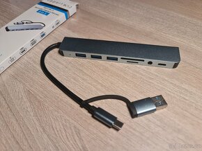 USB / USB-C huby k připojení PC / Macbook / mobil / tablet - 4