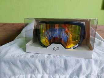 Motokrosové brýle se zrcadlovým sklem FOX Main Stray Goggle - 4