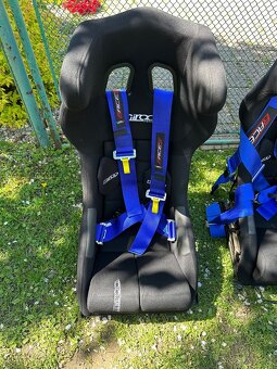 2ks SPORTOVNÍ SEDAČKA S FIA MIRCO RS2 + pásy - 4