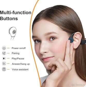 Sluchátka Bone Conduction ES-850 PRO IPX6 - 4