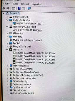 Comfor PC - i5-2310, 8 GB RAM, 1+1TB, Blu-ray, GTX 1050 ti - 4