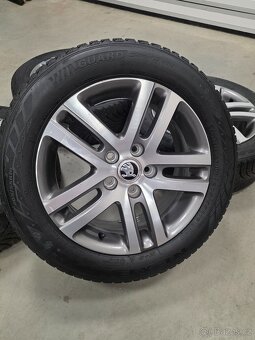 Zimni alu kola 205/55 r16 original skoda octavia volkswagen - 4