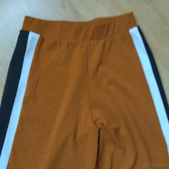 Zara pohodlné parádní široké kalhoty vel S - 4