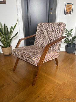 Retro křesílko po kompletní renovaci - 4