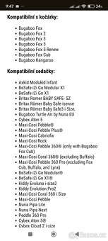 Bugaboo doplňky ke kocarku - 4