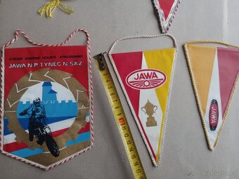Jawa 250, 350, 500,Babetta, Šestidenní atd.- dobové vlaječky - 4