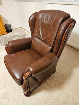 Kožené křeslo Himolla - 4