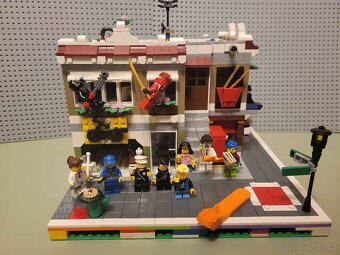 Lego modulární budova MOC + 10 figurek navíc darek - 4