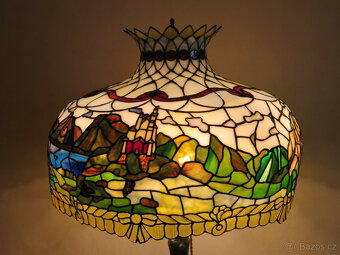 Stojací lampa Tiffany v soutěži Mein-Allgäu Design Competiti - 4