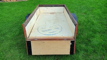 Prodám dřevěný přívěsný vozík do 600 kg po STK - 4