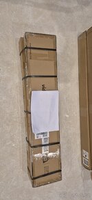 Posuvné dveře - kovaná kolejnice bílá 2ks - 4