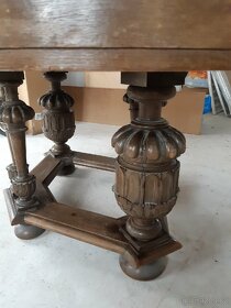 Starožitný rozkládací stůl - 4