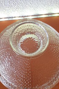 Hutní sklo - Mísa z bílého skla Jiří BRABEC- 1972 - 4