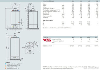 Stacionarní plynový ohřívač vody Ariston 120 SGA X EE - 4