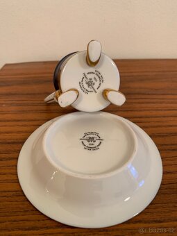 2 starožitné šálky Pirkenhammer - 4