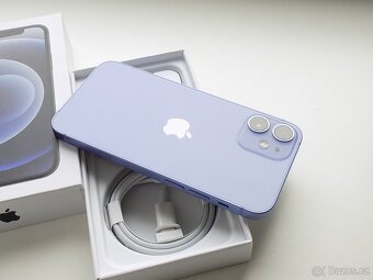 APPLE iPhone 12 mini 64GB Purple - ZÁRUKA - JAKO NOVÝ - 4
