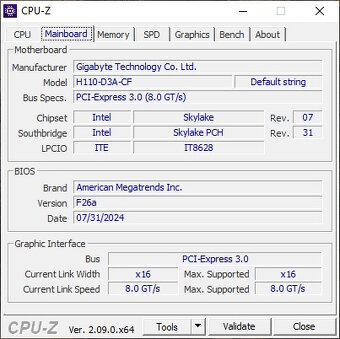 GIGABYTE H110-D3A SOCKET 1151 - 4