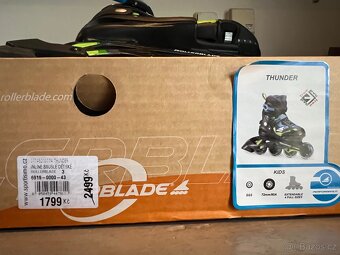 Dětské kolečkové brusle/inline Rollerblade rostoucí - 4