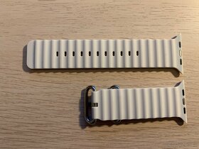 nový řeminek na Apple Watch Ultra, pure platinum Oceánský - 4