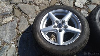 al kola 15 5x112 na MERCEDES A B + zimní 185 65 15 - 4