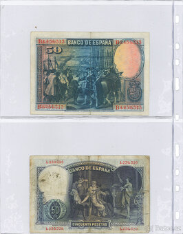 Plný šanon mix bankovek celý svět - Konvolut - sbírka - 4