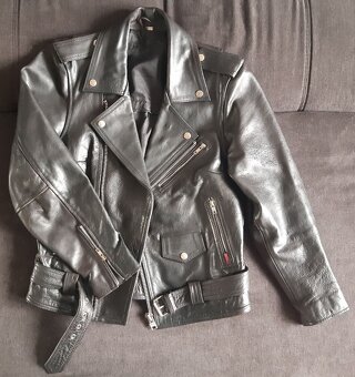 Dámská kožená bunda - 4