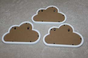 3x zrcadlové mráčky na zeď - 4