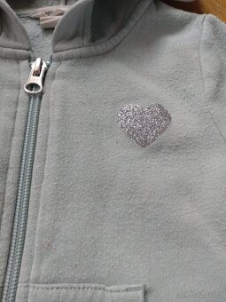 Mikiny 2ks, tyrkys.+růžová (98/104) - 4