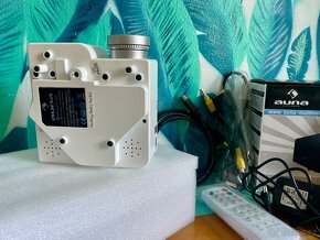 Auna LCDP, Mini LED projektor, VGA, AV, bílý - NOVÝ - 4