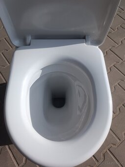 Vysoký záchod toaleta wc pro seniory postižené jika - 4