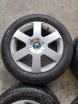 16" LETNÍ KOLA OCTAVIA II 6,5JX16 ET50 205 55 16 7-8MM - 4