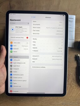 Apple iPad PRO 11’ 2022 M2 čip, 128 gb silver, ZÁRUKA - 4