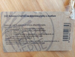 Nové kartáče na nádobí, 2 kusy, eko bio produkty - SLEVA - 4