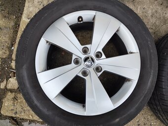 17"letní alu sada Triton 5x112 origo Superb 3 Passat B8 3G - 4