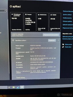 PC intel core i7-6700, AMD Radeon RX 580 - 4