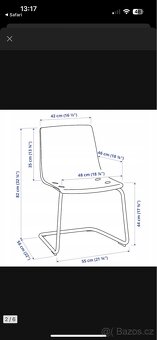 4 jídelní židle IKEA - 4