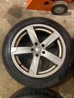 Alu kola Rondell 5x112, R18, zimní pneu - 4