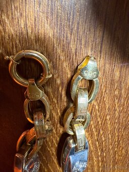 Zlatý řetěz Versace 61g - 4