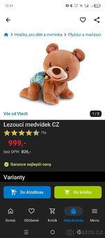 Lezoucí medvěd Vtech - 4