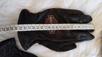 Harley Davidson dámské kožené rukavice vel.S - 4