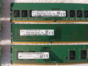PC RAM DDR4, 4 & 8GB/ 2133 - 2400 - 2666MHz - 4